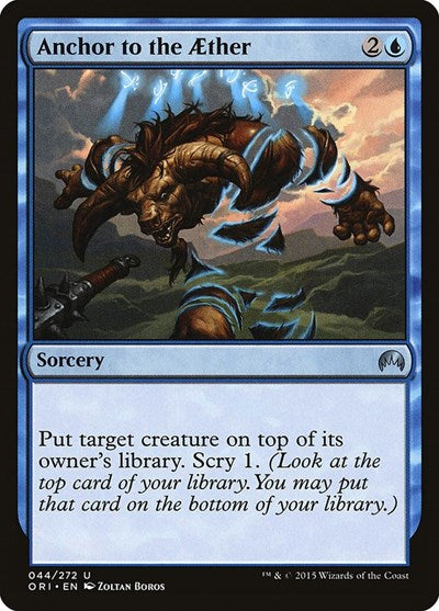 Anchor to the Aether (ORI) #44 Uncommon (Lightly Played) Magic Origins Magic: The Gathering: 2015