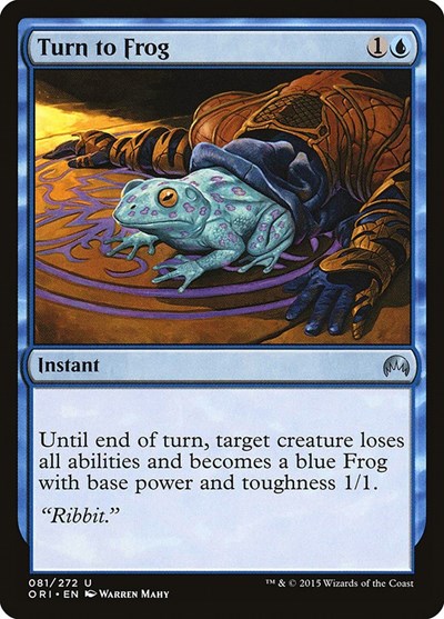 Turn to Frog (ORI) #81 Uncommon (Lightly Played) Magic Origins Magic: 2015