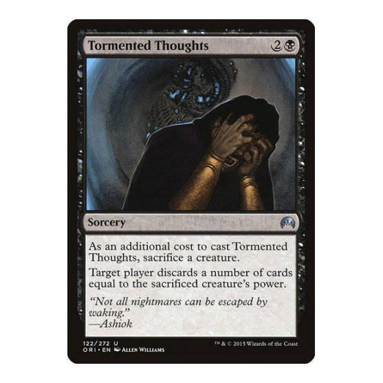 Tormented Thoughts (ORI) #122 Uncommon (Lightly Played) Magic Origins Magic: The Gathering: 2015