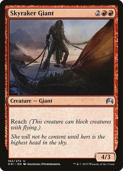 Skyraker Giant (ORI) #162 Uncommon (Lightly Played) Magic Origins Magic: The Gathering: 2015