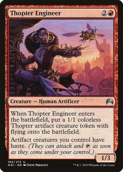 Thopter Engineer (ORI) #165 Uncommon (Lightly Played) Magic Origins Magic: The Gathering: 2015