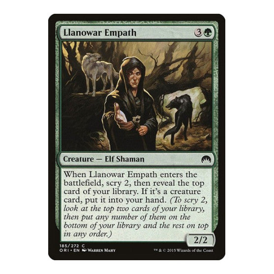 Llanowar Empath (ORI) #185 Common (Lightly Played) Magic Origins Magic: The Gathering: 2015