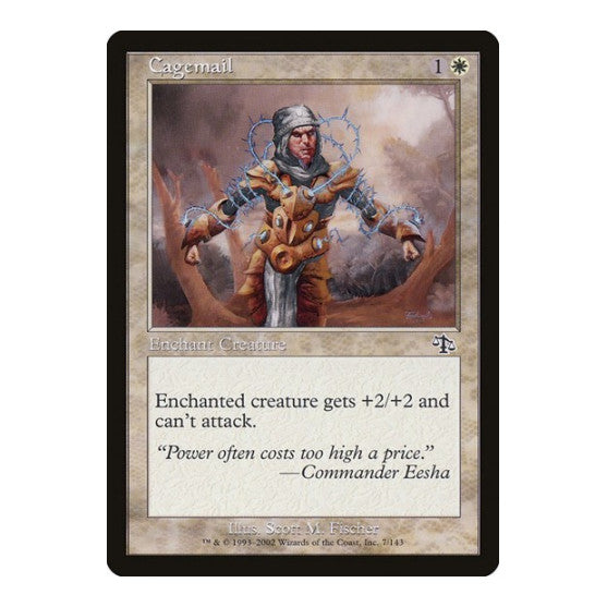 Cagemail (JUD) #7 Common (Moderately Played) Judgment Magic: The Gathering: 2002
