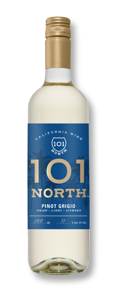 Pinot Grigio - 101 North - (Bottle OR Glass, 11%)