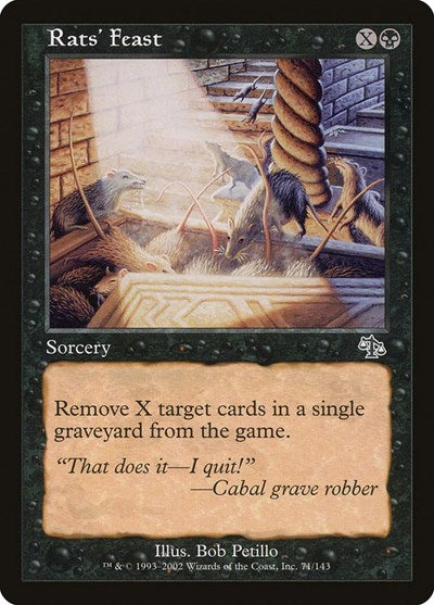 Rats Feast (JUD) #71 Common (Lightly Played) Judgment Magic: 2002
