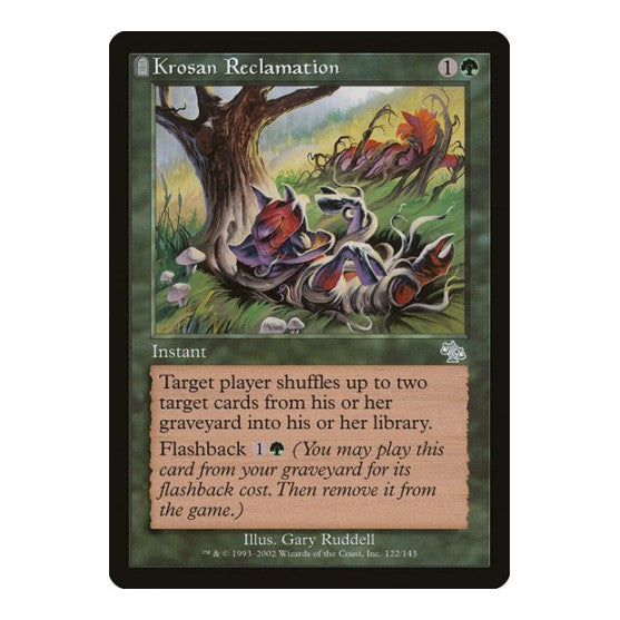 Krosan Reclamation (JUD) #122 Uncommon (Lightly Played) Judgment Magic: The Gathering: 2002