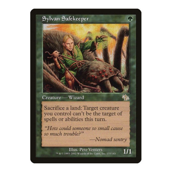 Sylvan Safekeeper (JUD) #133 Rare (Lightly Played) Judgment Magic: The Gathering: 2002