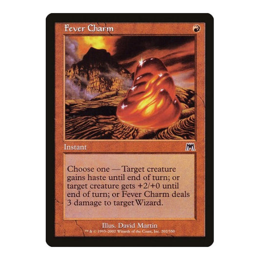 Fever Charm (ONS) #202 Common (Moderately Played) Onslaught Magic: The Gathering: 2002