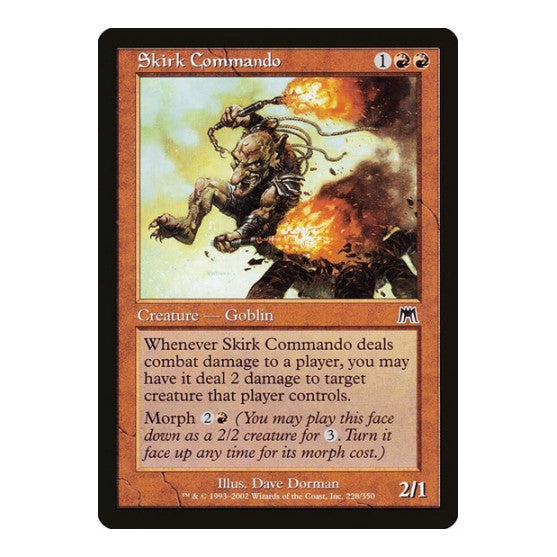 Skirk Commando (ONS) #228 Common (Moderately Played) Onslaught Magic: The Gathering: 2002