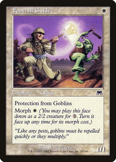 Foothill Guide (ONS) #29 Common (Lightly Played) Onslaught Magic: The Gathering: 2002
