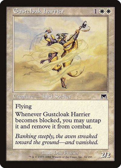 Gustcloak Harrier (ONS) #34 Common (Heavily Played) Onslaught Magic: The Gathering: 2002