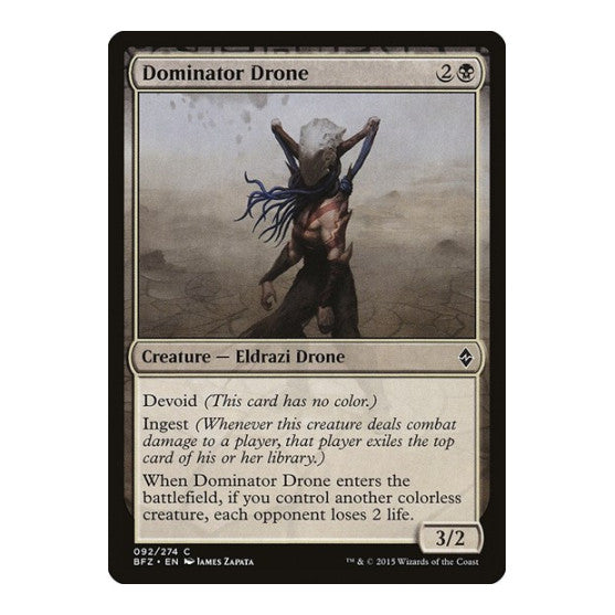 Dominator Drone (BFZ) #92 Common Battle for Zendikar Magic: The Gathering: 2015