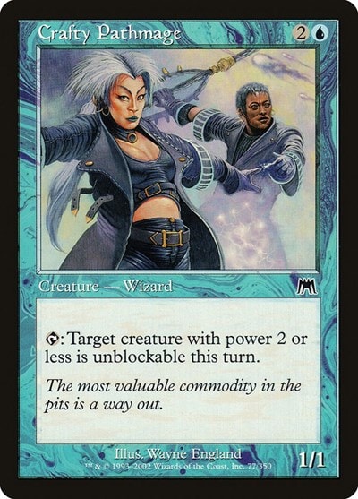 Crafty Pathmage (ONS) #77 Common (Heavily Played) Onslaught Magic: The Gathering: 2002