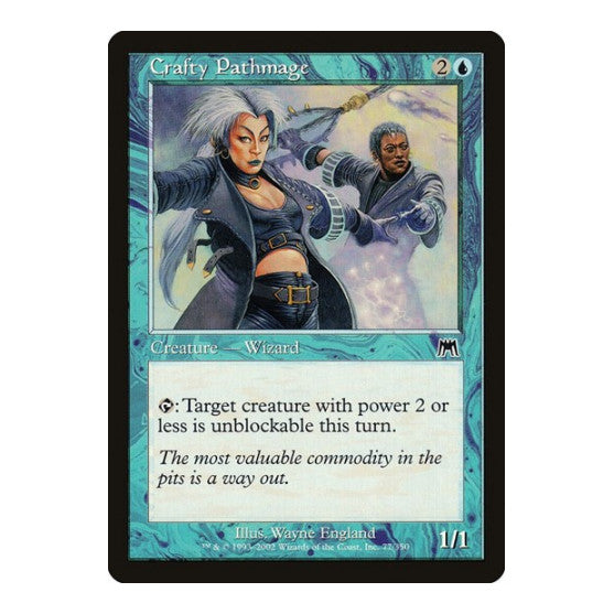 Crafty Pathmage (ONS) #77 Common (Heavily Played) Onslaught Magic: The Gathering: 2002