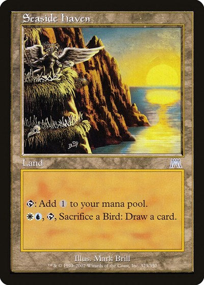 Seaside Haven (ONS) #323 Uncommon (Heavily Played) Onslaught Magic: The Gathering: 2002