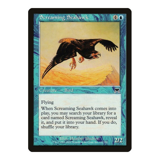 Screaming Seahawk (ONS) #112 Common (Moderately Played) Onslaught Magic: The Gathering: 2002