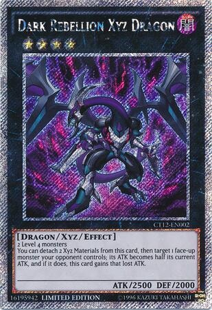Dark Rebellion Xyz Dragon (CT12) #CT12-EN002 Secret Rare (Limited Moderately Played) 2015 Mega-Tins YuGiOh: 2015