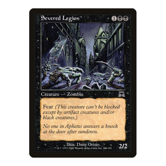 Severed Legion (ONS) #166 Common (Moderately Played) Onslaught Magic: The Gathering: 2002