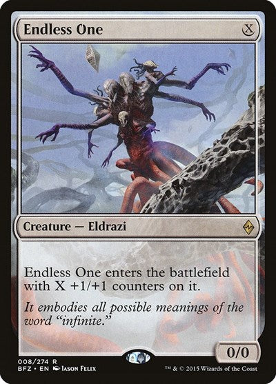 Endless One (BFZ) #8 Rare Battle for Zendikar Magic: The Gathering: 2015