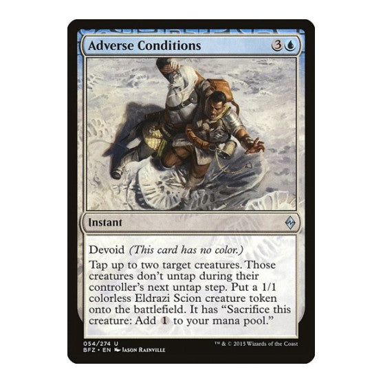 Adverse Conditions (BFZ) #54 Uncommon (Lightly Played) Battle for Zendikar Magic: The Gathering: 2015