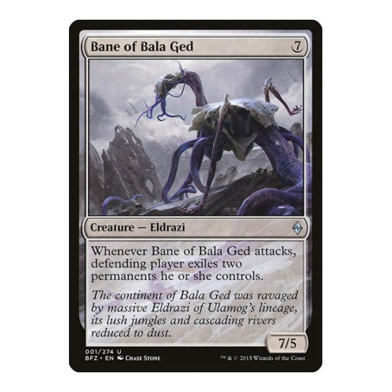 Bane of Bala Ged (BFZ) #1 Uncommon (Lightly Played) Battle for Zendikar Magic: The Gathering: 2015