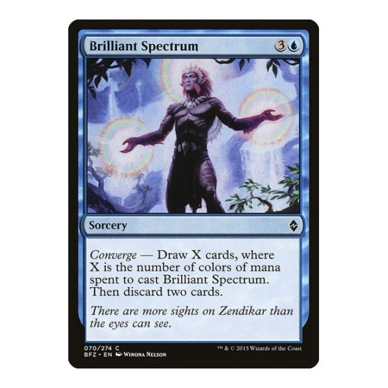 Brilliant Spectrum (BFZ) #70 Common (Moderately Played) Battle for Zendikar Magic: The Gathering: 2015