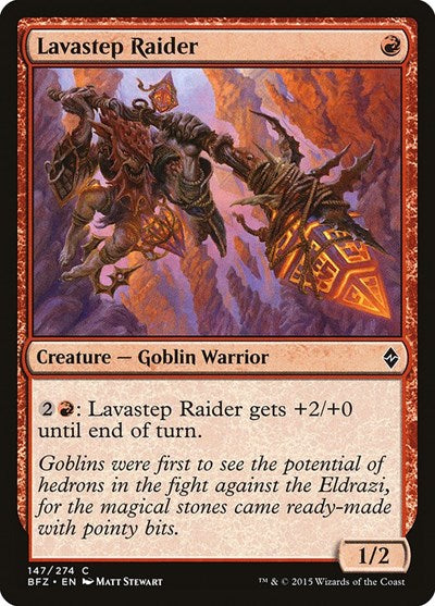 Lavastep Raider (BFZ) #147 Common (Lightly Played) Battle for Zendikar Magic: The Gathering: 2015