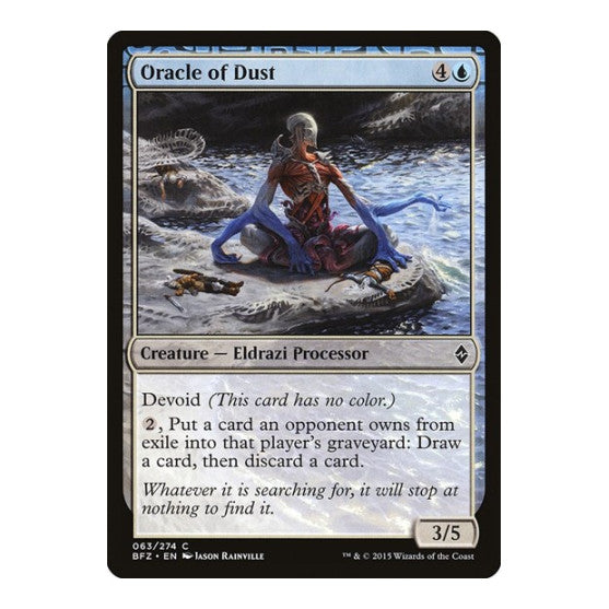 Oracle of Dust (BFZ) #63 Common Battle for Zendikar Magic: The Gathering: 2015