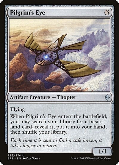 Pilgrims Eye (BFZ) #226 Uncommon (Lightly Played) Battle for Zendikar Magic: The Gathering: 2015
