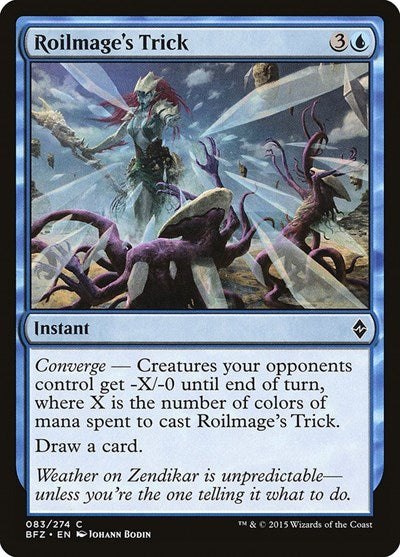 Roilmages Trick (BFZ) #83 Common Battle for Zendikar Magic: The Gathering: 2015