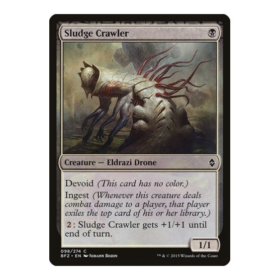 Sludge Crawler (BFZ) #98 Common Battle for Zendikar Magic: The Gathering: 2015
