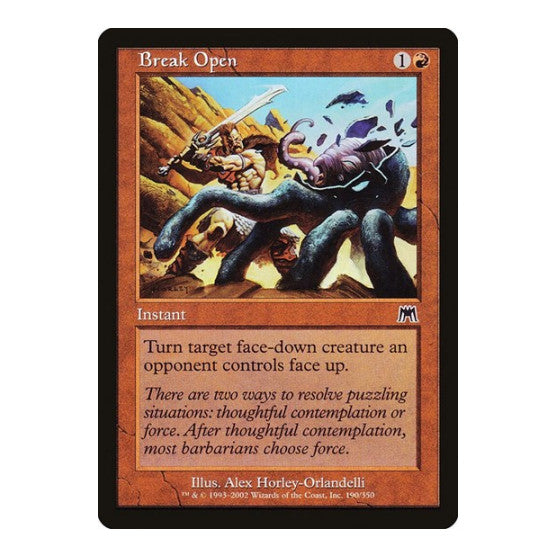 Break Open (ONS) #190 Common (Foil Lightly Played) Onslaught Magic: The Gathering: 2002