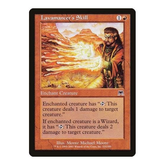 Lavamancer's Skill (ONS) #215 Common (Lightly Played) Onslaught Magic: The Gathering: 2002