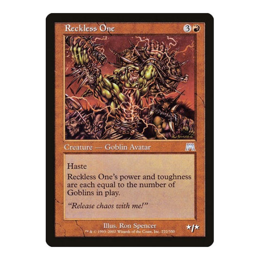 Reckless One (ONS) #222 Uncommon (Moderately Played) Onslaught Magic: The Gathering: 2002