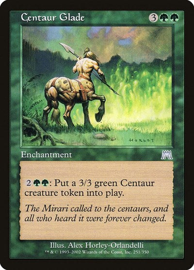 Centaur Glade (ONS) #251 Uncommon Onslaught Magic: The Gathering: 2002