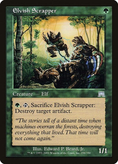 Elvish Scrapper (ONS) #258 Uncommon (Lightly Played) Onslaught Magic: The Gathering: 2002