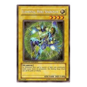 Elemental HERO Sparkman (EHC2) #EHC2-EN001 Secret Rare (Limited Heavily Played) Elemental Hero Collection 2 YuGiOh: 2007