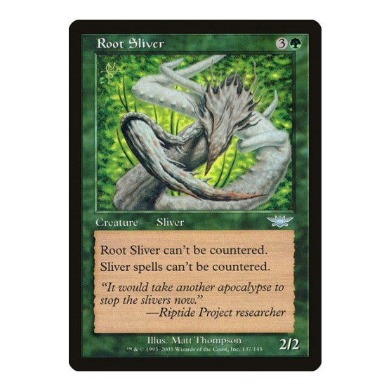 Root Sliver (LGN) #137 Uncommon (Near Mint) Legions Magic: The Gathering: 2003