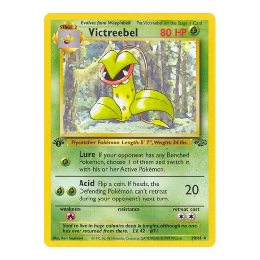 Victreebel (30) (JU) #30/64 Rare Jungle Pokemon: 1999