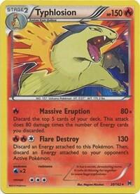 Typhlosion (BKT) #20/162 Holo Rare (Holofoil Lightly Played) XY - BREAKthrough Pokemon: 2015
