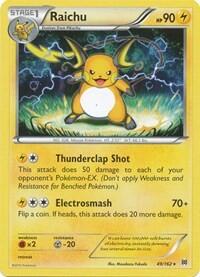 Raichu (BKT) #49/162 Rare (Lightly Played) XY - BREAKthrough Pokemon: 2015