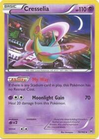Cresselia (BKT) #70/162 Rare (Moderately Played) XY - BREAKthrough Pokemon: 2015