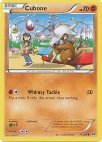 Cubone (BKT) #77/162 Common (Reverse Holofoil Heavily Played) XY - BREAKthrough Pokemon: 2015
