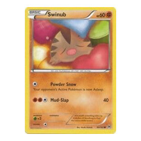Swinub (BKT) #80/162 Common (Reverse Holofoil Damaged) XY - BREAKthrough Pokemon: 2015