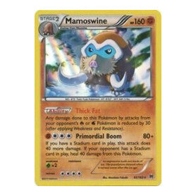 Mamoswine (BKT) #82/162 Holo Rare (Reverse Holofoil Heavily Played) XY - BREAKthrough Pokemon: 2015