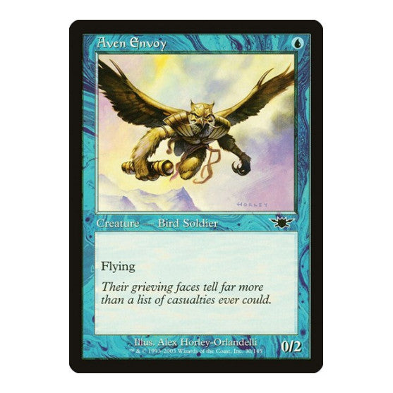 Aven Envoy (LGN) #30 Common (Heavily Played) Legions Magic: The Gathering: 2003