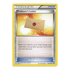 Professor's Letter (BKT) #146/162 Uncommon (Reverse Holofoil Heavily Played) XY - BREAKthrough Pokemon: 2015