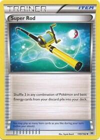 Super Rod (BKT) #149/162 Uncommon (Reverse Holofoil Moderately Played) XY - BREAKthrough Pokemon: 2015