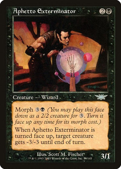 Aphetto Exterminator (LGN) #59 Uncommon (Lightly Played) Legions Magic: The Gathering: 2003