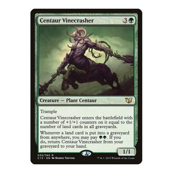 Centaur Vinecrasher (C15) #35 Rare (Moderately Played) Commander 2015 Magic: The Gathering: 2015